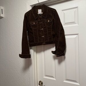 Old Navy Chocolate Brown Corduroy Jacket